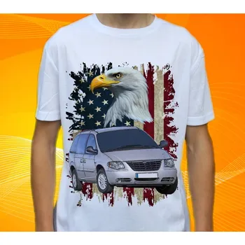 Pánské tričko tričko Chrysler Voyager 128 (tričko s osobním autem )
