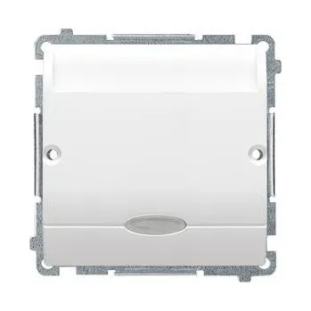 vypínač Hotelový kartový spínač s podsvícením modul 10A (2A) 250V bílý