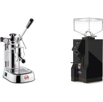 Kávovar La Pavoni Professional Lusso + Eureka Mignon Turbo, BL black