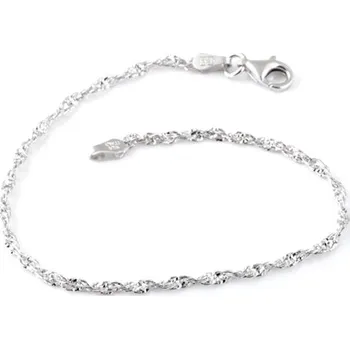 Náramek Dámský stříbrný náramek singapore 59958F