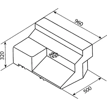 Příslušenství ke karavanu REIMO Nádrž na vodu pro panelovou dodávku 1994 - 2006, 80 litrů - EV 1711