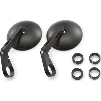 Zrcátko pro motocykl zpětné zrcátko univerzální do konců řidítek D-MIRROR-9 dlouhé (sada 2 ks), Daytona