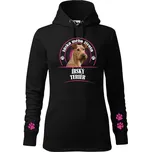 STRIKER Dámská mikina Irský terier Barva: Černá, Velikost: M