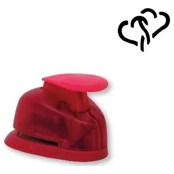 Děrovačka Heyda Ozdobná děrovačka 2 spojená srdíčka 15 mm - ozdobné raznice, děrovačky, razidla