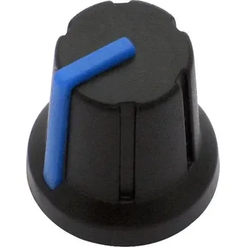 Knoflík Knoflík na potenciometr 6mm modrý N-1