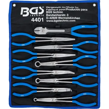 Kleště BGS Sada kleští na konektory zapalovacích svíček s prodlouženými čelistmi , extra dlouhé , 9