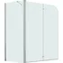 Vanová zástěna Skládací sprchový kout ESG 120 x 68 x 130 cm 144676
