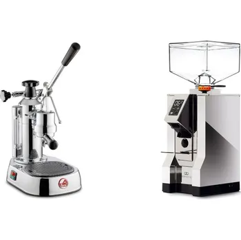 Kávovar La Pavoni Europiccola Lusso + Eureka Mignon Perfetto, CR chrome