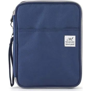 Univerzální pouzdro na pastelky a psací potřeby - až 192 potřeb námořní modrá
