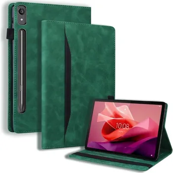 Pouzdro na tablet VSECHNONAMOBIL 68479 FLATY Zaklápěcí pouzdro pro Lenovo Tab P12 zelené