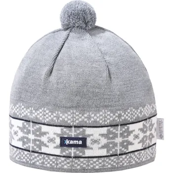 Čepice Pletená Merino čepice Kama AW68 Barva: 109 šedá