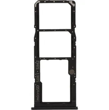 Náhradní kryt pro mobilní telefon Samsung Galaxy A51 šuplík na SIM a SD Kartu černý SM-A515/A71 SM-A715