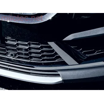 Tuning Díly do předního nárazníku, černý lesklý "klavírlak" - Škoda Kodiaq Facelift 2021–› (Díly do předního nárazníku pro Škoda Kodiaq Facelift 07/2021–›)