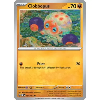 Sběratelská karetní hra Pokémon karta Clobbopus 051/091 - Paldean Fates