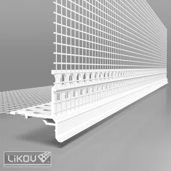 Stavební profil LTNU 06/2500/VERTEX/lišta s nepřiznanou okapnicí 2.5m