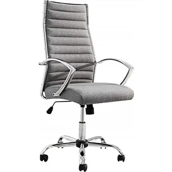 Kancelářská židle BIG DEAL šedá strukturovaná látka