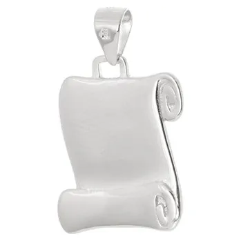 Přívěsek Stříbrný přívěšek pergamen 66081F