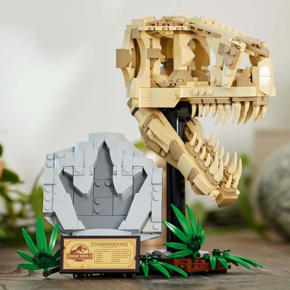 foto Stavebnice LEGO LEGO Jurassic World 76964 Dinosauří fosilie Lebka T-rexe