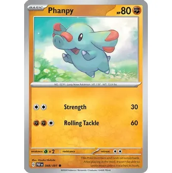 Sběratelská karetní hra Pokémon karta Phanpy 048/091 - Paldean Fates