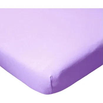 Prostěradlo Tibex prostěradlo jersey Deluxe šeříkové (Napínací prostěradlo)