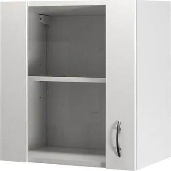 Kuchyňská skříňka Kuchyňská skříňka horní se skleněnými dvířky Flex WellPalmaria/Wito šířka 50 cm bílá