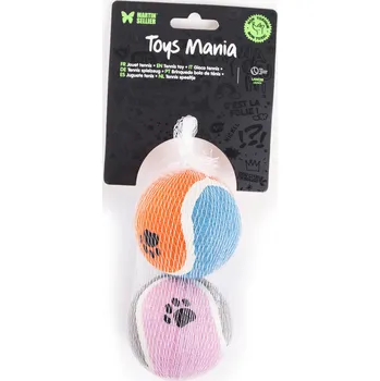 Hračka pro psa MARTIN SELLIER Sada 2 tenisových míčků pro psa