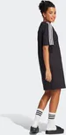 adidas Každodenní šaty Essentials 3-Stripes Single Jersey Boyfriend Tee Dress HR4923 Černá Loose Fit XS