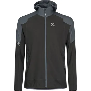 Pánská mikina Mikina Montura Elevation Maglia L black/gunmetal grey