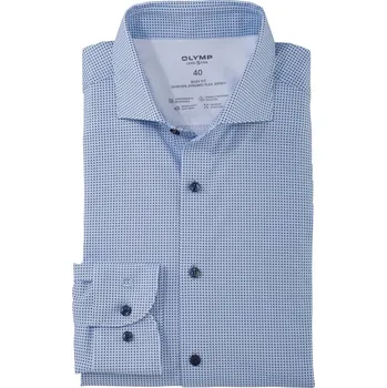 Pánská košile Olymp Level Five 24/Seven Body Fit společenská košile 218259 11 24 Bílá 40
