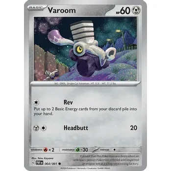 Karetní hra Pokémon karta Varoom 064/091 - Paldean Fates