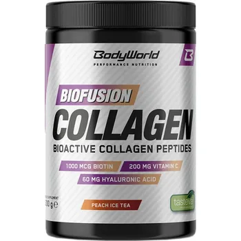 Kloubní výživa BodyWorld Biofusion Collagen 300 g, jahoda