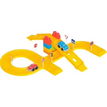 ostatní stavebnice Technok Toys Dopravní stavebnice se 2 autíčky 44 ks