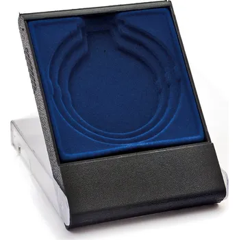 Etue na medaili modrá - pr. 70 mm, 84x116 mm, průhledná