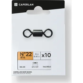 CAPERLAN Obratlík rolling Black Nickel 2 ČERNÁ
