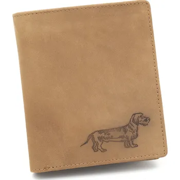Peněženka Kožená peněženka TETRAO hrubosrstý jezevčík vysoká