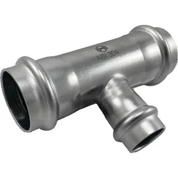 Fitinka H-LINE nerezový lisovací T-kus redukovaný FFF, INOXPRESS 304 (nerez) - 18x15x18 H-LINE.X131