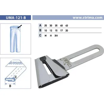 Příslušenství k šicímu stroji Texi Zakladač poutek pro šicí stroje UMA-121-B 40/17 XH