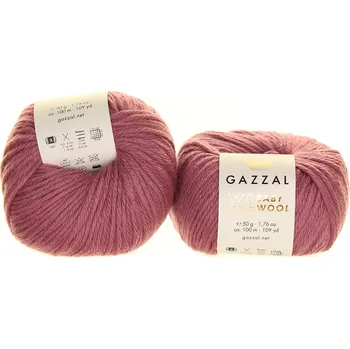 Příze Gazzal Baby Wool XL 843 starofialová