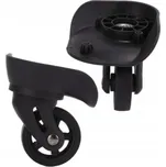 Náhradní kolečka pro kufry - plast roh + černá 50x13mm (sada 2ks)