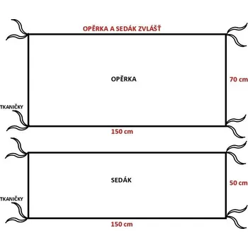 Podsedák Polstr na zahradní houpačku 150 cm - LIVING 4911 - OPĚRKA A SEDÁK ZVLÁŠŤ