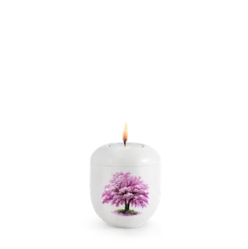 Smuteční dekorace Keramická miniurna Silva - Magnólie