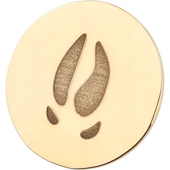 Náušnice Zlaté náušnice medailon TETRAO divočák