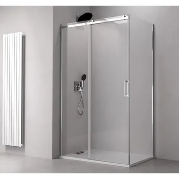 Polysan THRON ROUND obdélníkový sprchový kout 1300x800mm, kulaté pojezdy