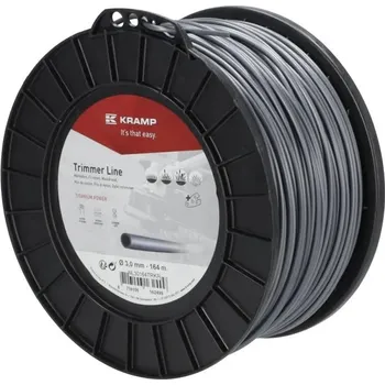 Žací struna Titanium Power, kulatá, 3.0 mm x 164 m Kramp (KP-NL30164TRKR) (Profesionální kulaté nylonové lanko pro vyžínače, křovinořezy - poskytuje oproti běžným žacím strunám o cca 30 % vyšší žací výkon. Délka 164 m, průměr 3,0 mm, kulatý tvar struny.)