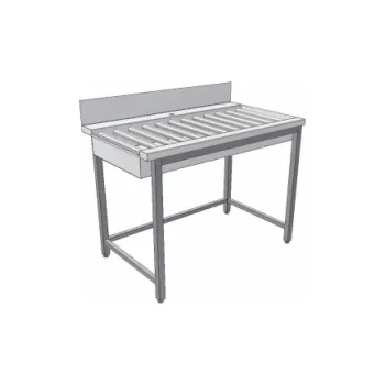 Digestoř Vstupní stůl k myčce válečkový (šířka 700 mm) , délka 900 mm