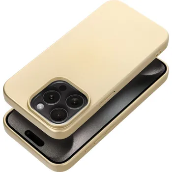 Pouzdro na mobilní telefon METALLIC Soft Case pouzdro / kryt pro Apple iPhone 14 PRO (6,1") gold / zlatá