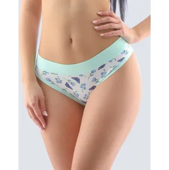 Kalhotky Dámské kalhotky bokové Bamboo - peprmint ocelová - 38/40