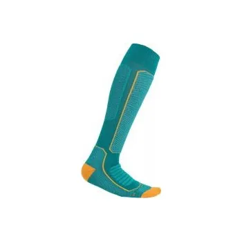 Dámské termo ponožky Icebreaker Wmns Ski+ Medium OTC, Flux Green/Solar/Ether