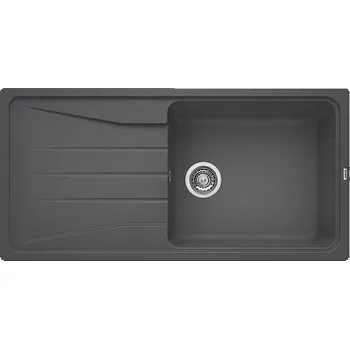 Granitový dřez Blanco Sona XL 6 S Granitový dřez s odkapem oboustranné provedení, 100x50cm, šedá skála 519690