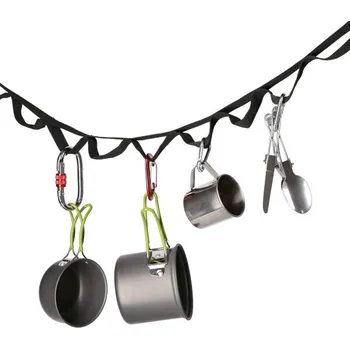 Kempingové nádobí Závěsný lanový organizér NILS Camp NC1771